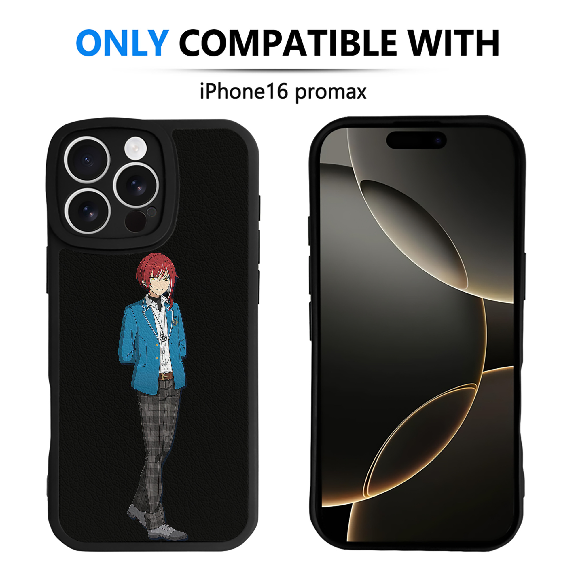 （画像用） あんさんぶるスターズ! Ensemble Stars 【iPhone 16シリーズ対応】シリコンスマホケース（レザー調） 材質：シリコン